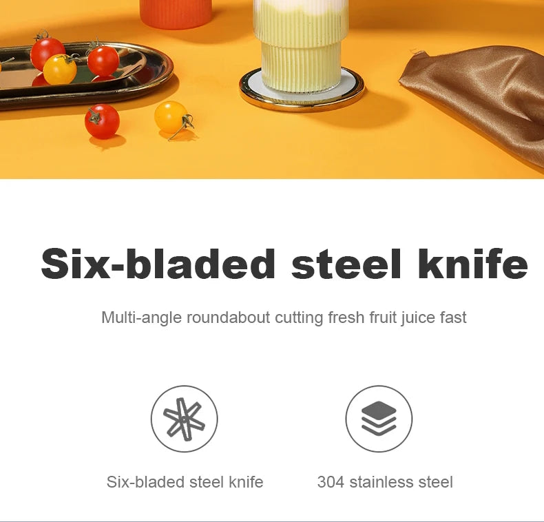 6 Blade Portable Juicer