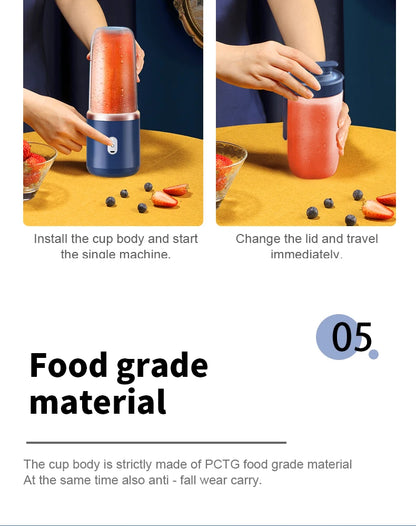 6 Blade Portable Juicer