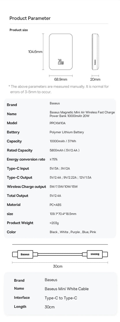 Baseus Magnetic Powerbank