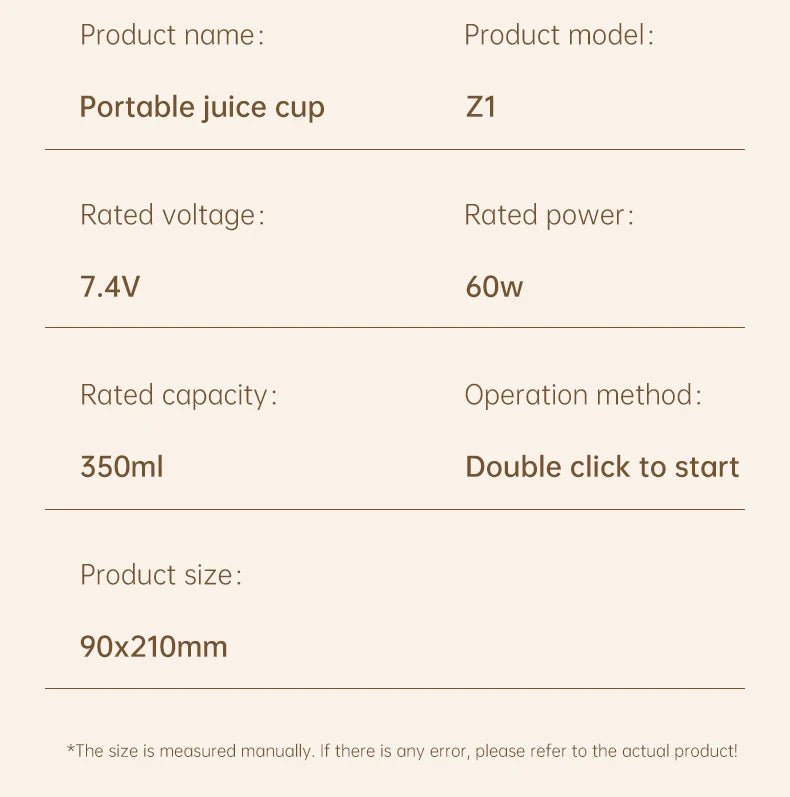 Electric Juicer for Smoothies