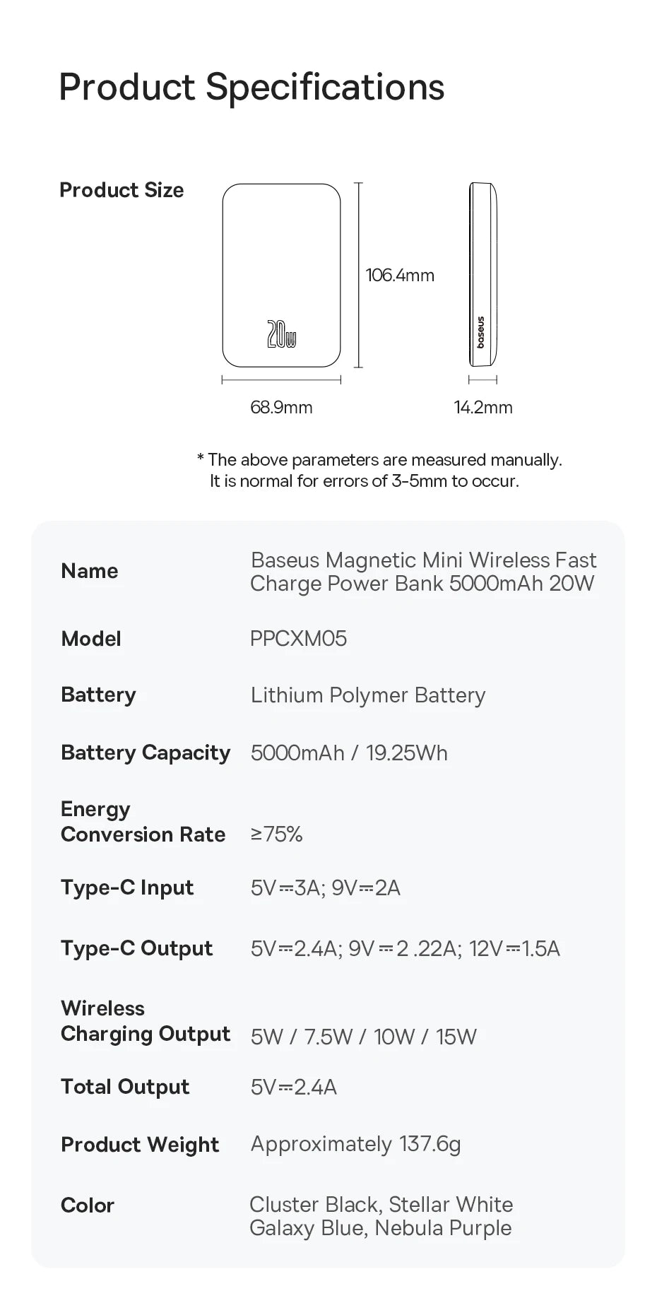 Baseus Magnetic Powerbank