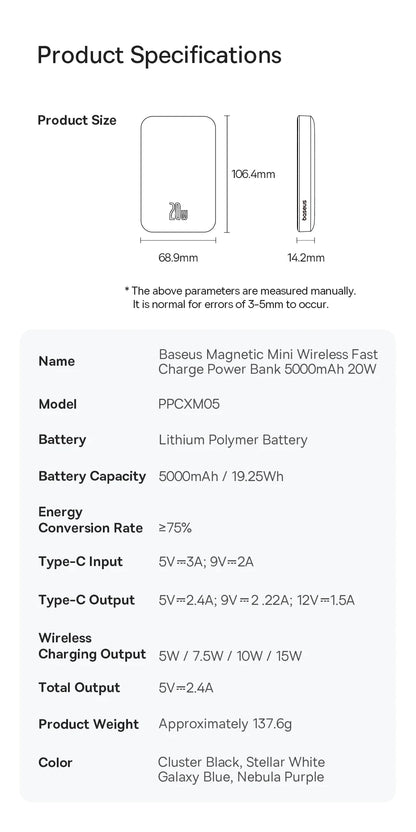 Baseus Magnetic Powerbank